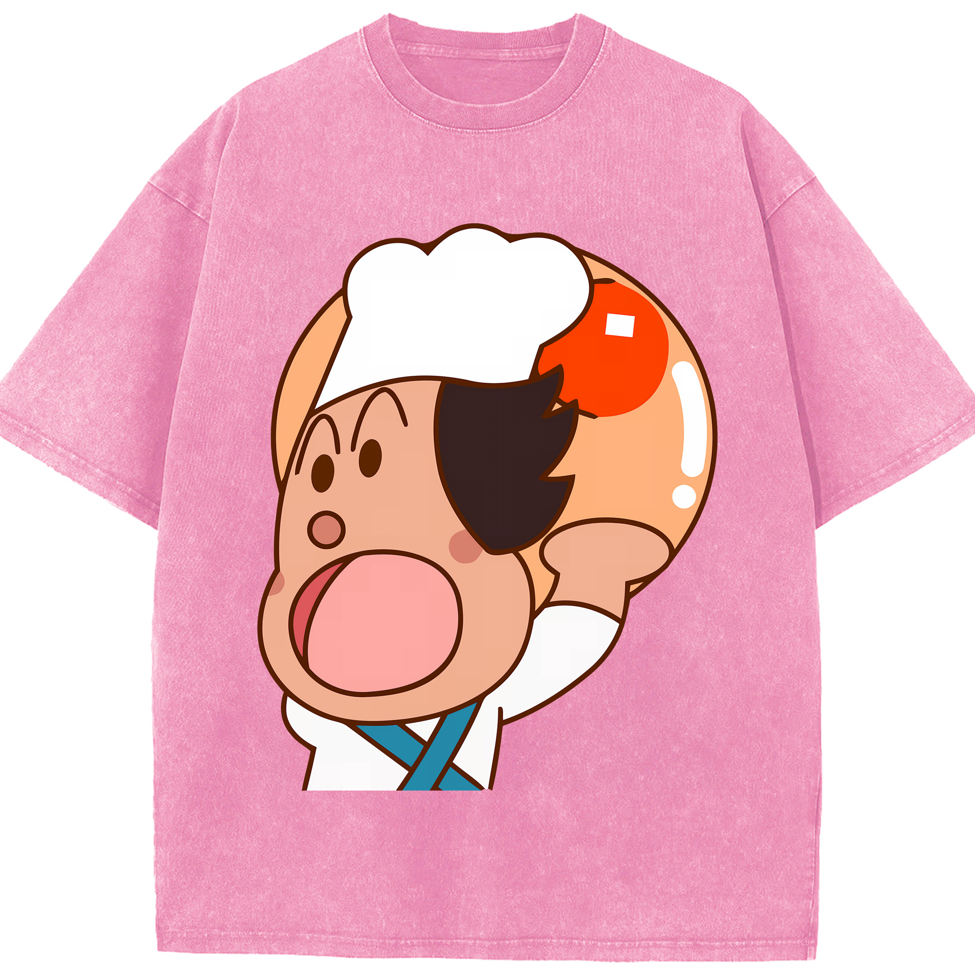 （画像用） アンパンマン Anpanman 綿100% ヴィンテージ風 半袖Tシャツ（フロントプリント）